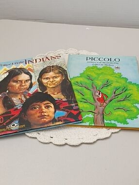 Piccolo and Three Little Indians Children's Books - Multicolor Covers